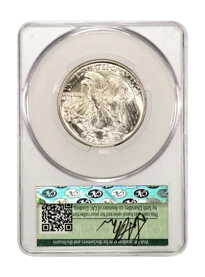 CAC Grading Coin Reverse