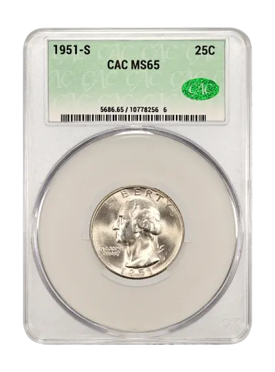 CAC Grading Coin Obverse