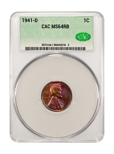 CAC Grading Coin Obverse