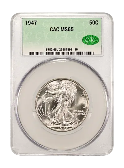 CAC Grading Coin Obverse
