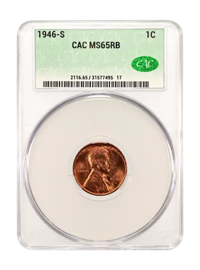 CAC Grading Coin Obverse