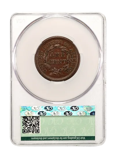CAC Grading Coin Reverse