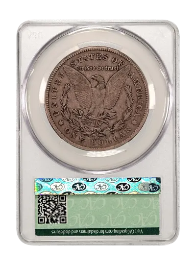CAC Grading Coin Reverse