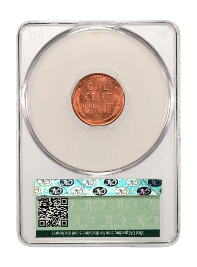 CAC Grading Coin Reverse
