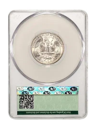 CAC Grading Coin Reverse