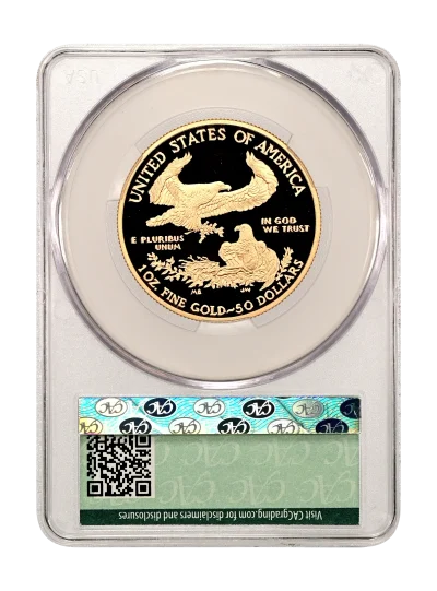 CAC Grading Coin Reverse