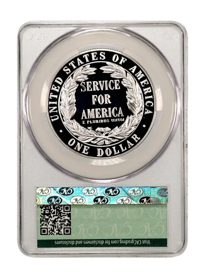 CAC Grading Coin Reverse