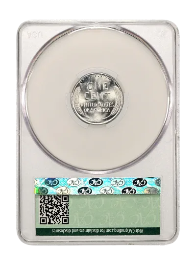 CAC Grading Coin Reverse