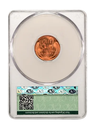 CAC Grading Coin Reverse
