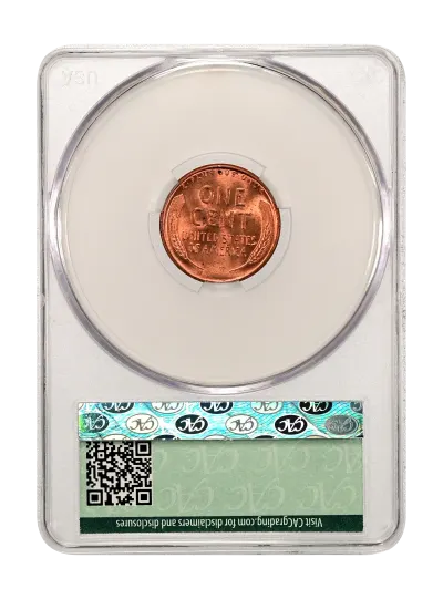 CAC Grading Coin Reverse