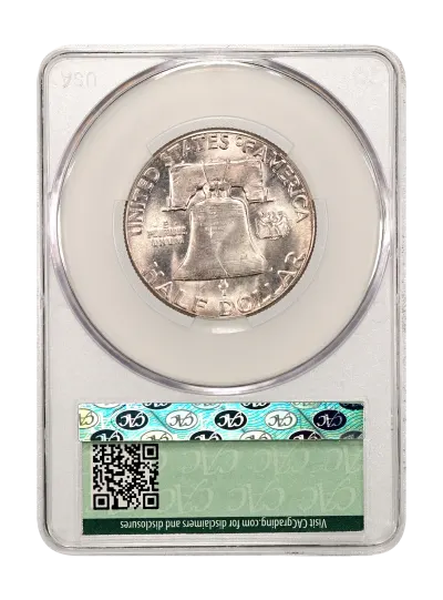 CAC Grading Coin Reverse