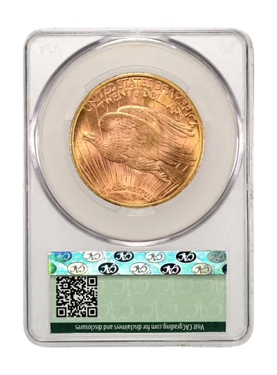CAC Grading Coin Reverse