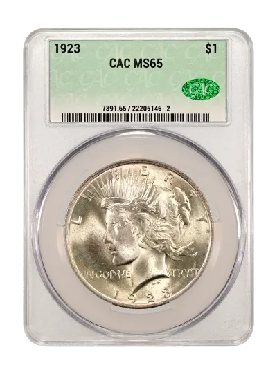 CAC Grading Coin Obverse
