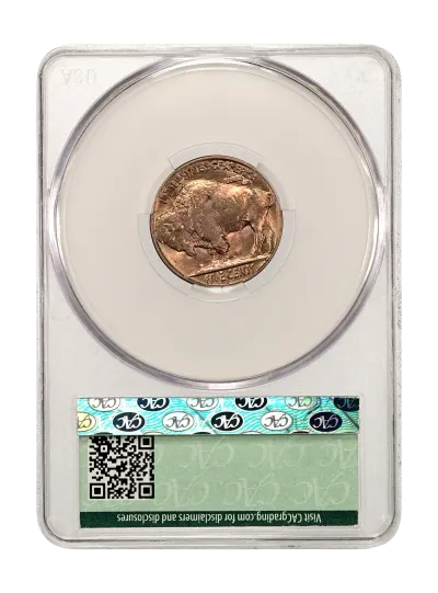 CAC Grading Coin Reverse