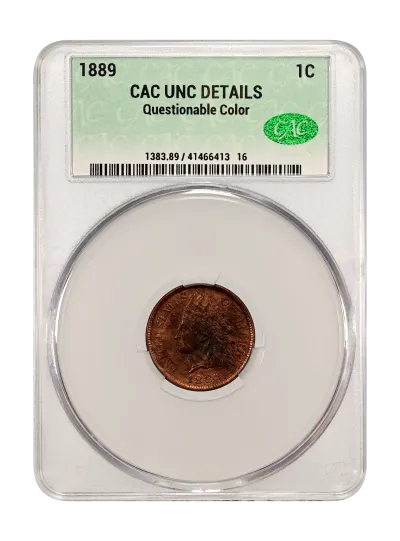 CAC Grading Coin Obverse