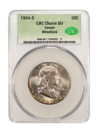 CAC Grading Coin Obverse