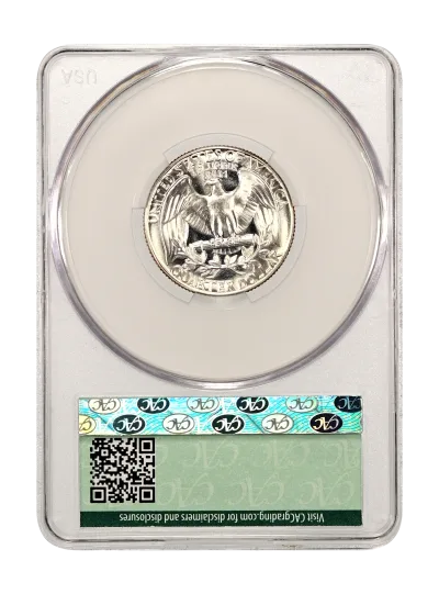 CAC Grading Coin Reverse