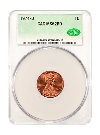 CAC Grading Coin Obverse