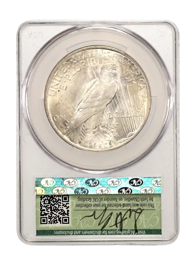 CAC Grading Coin Reverse