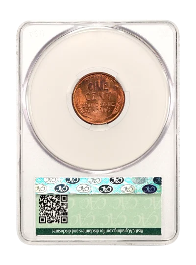 CAC Grading Coin Reverse
