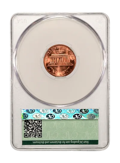 CAC Grading Coin Reverse