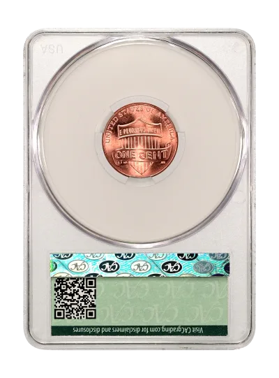 CAC Grading Coin Reverse