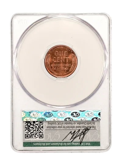 CAC Grading Coin Reverse