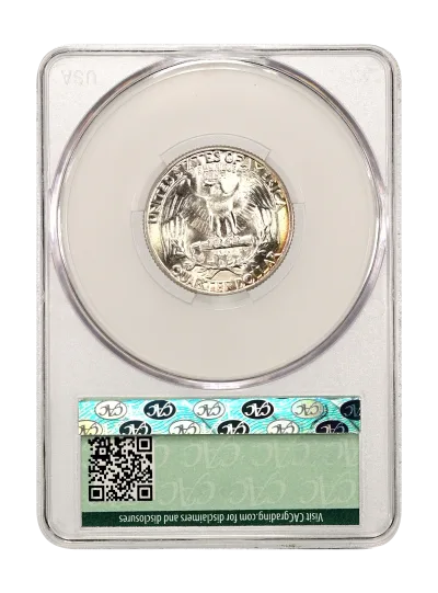CAC Grading Coin Reverse