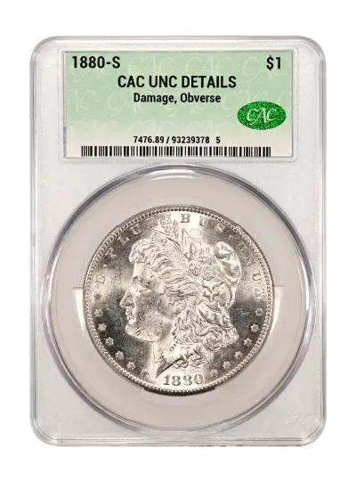 CAC Grading Coin Obverse