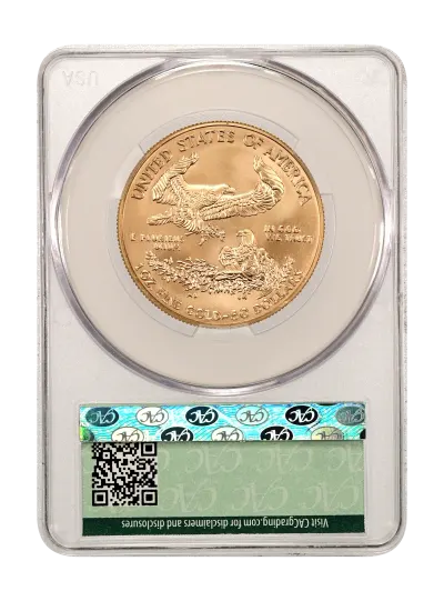 CAC Grading Coin Reverse