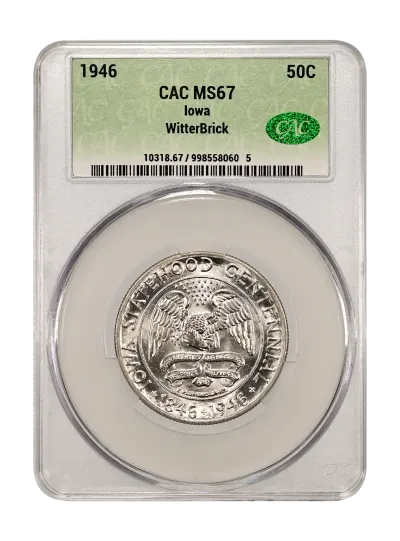 CAC Grading Coin Obverse