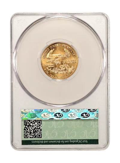 CAC Grading Coin Reverse