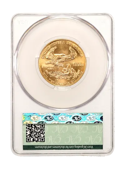 CAC Grading Coin Reverse