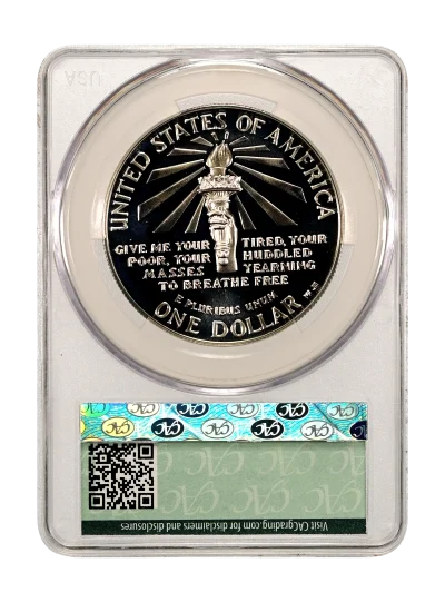 CAC Grading Coin Reverse