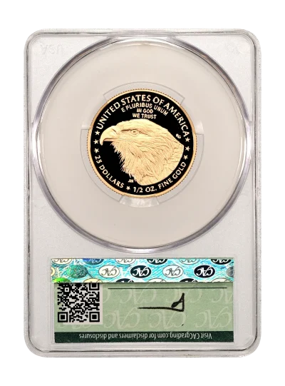 CAC Grading Coin Reverse