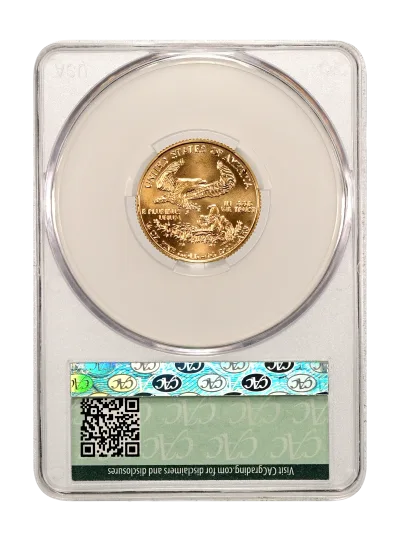 CAC Grading Coin Reverse