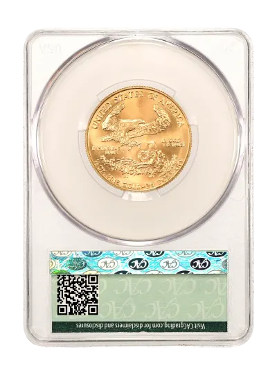 CAC Grading Coin Reverse