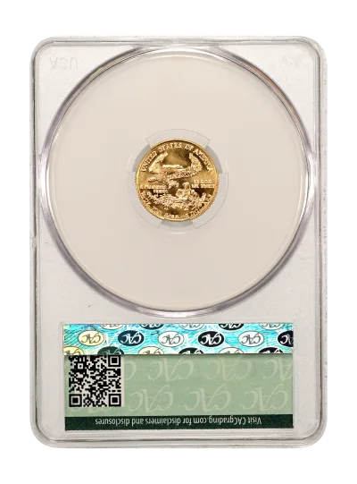 CAC Grading Coin Reverse