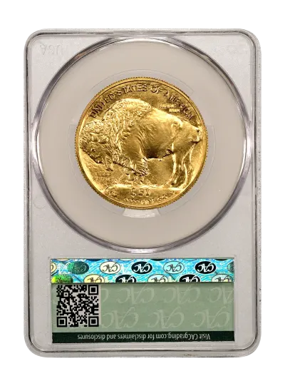 CAC Grading Coin Reverse