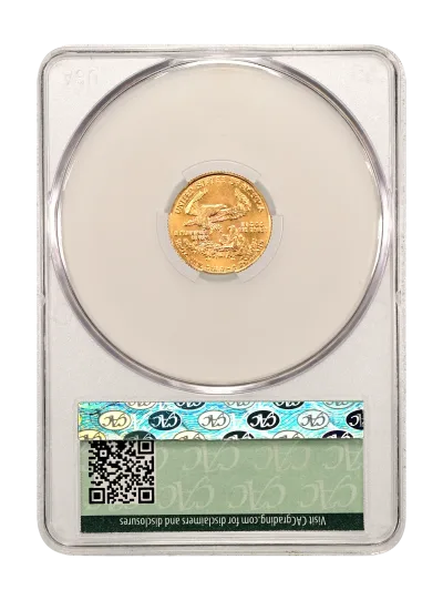 CAC Grading Coin Reverse