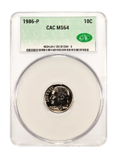 CAC Grading Coin Obverse