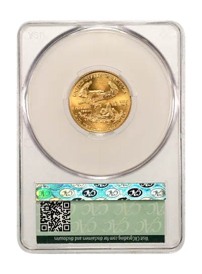 CAC Grading Coin Reverse