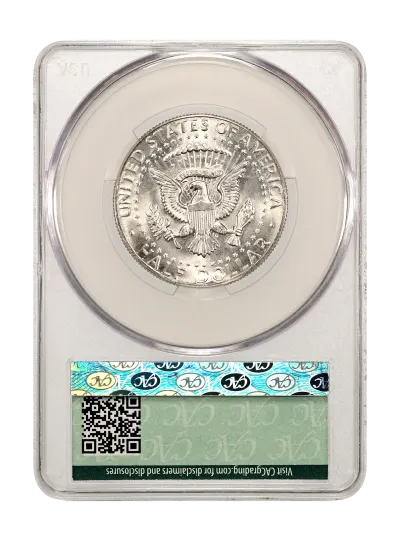 CAC Grading Coin Reverse