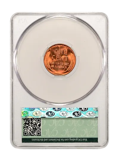 CAC Grading Coin Reverse