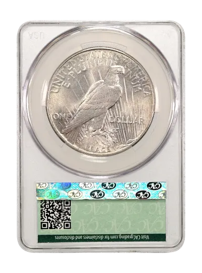 CAC Grading Coin Reverse