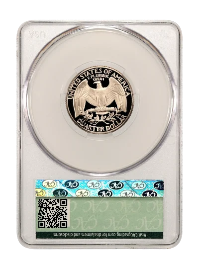 CAC Grading Coin Reverse