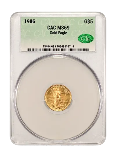 CAC Grading Coin Obverse