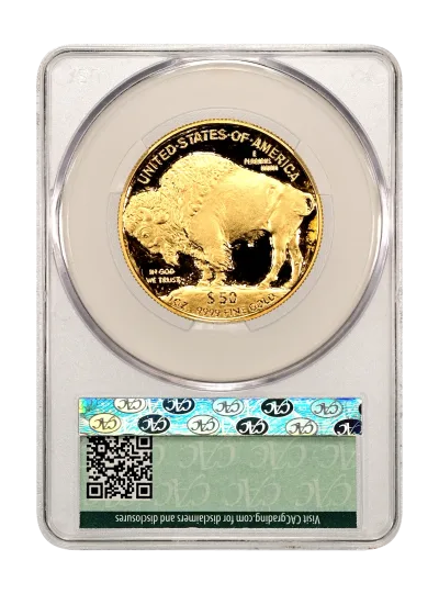 CAC Grading Coin Reverse