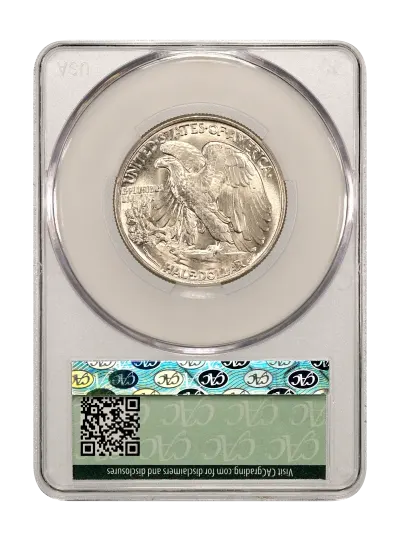 CAC Grading Coin Reverse