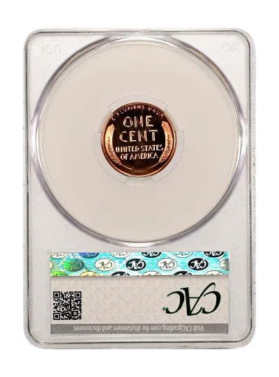 CAC Grading Coin Reverse